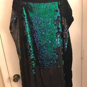 Sequin mermaid blanket